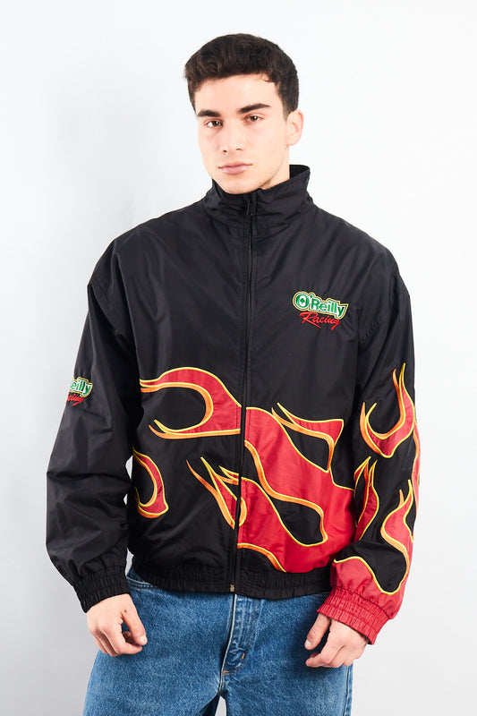 Vintage O"Reilly Flames Racing Jacket (L)