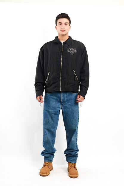1990 Vintage Harley Davidson Big Logo Windbreaker (L/XL)