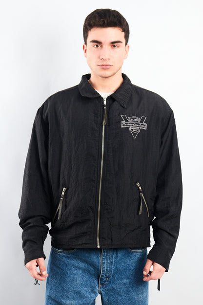 1990 Vintage Harley Davidson Big Logo Windbreaker (L/XL)