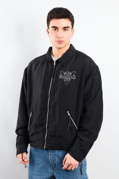 1990 Vintage Harley Davidson Big Logo Windbreaker (L/XL)