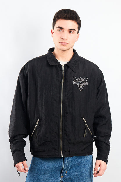 1990 Vintage Harley Davidson Big Logo Windbreaker (L/XL)