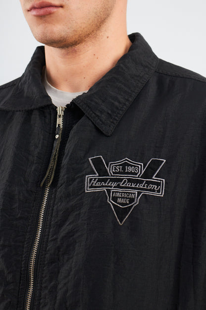 1990 Vintage Harley Davidson Big Logo Windbreaker (L/XL)