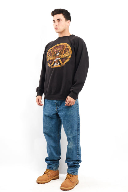 1992 Vintage Harley Davidson Big Logo Crewneck (L)