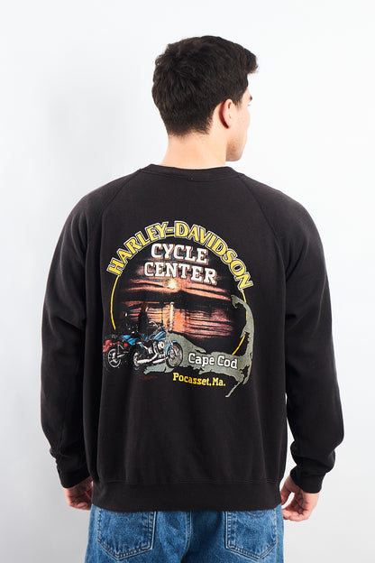 1992 Vintage Harley Davidson Big Logo Crewneck (L)