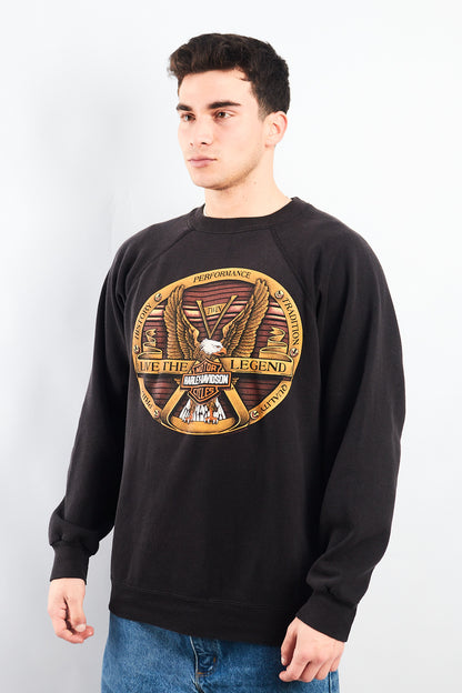 1992 Vintage Harley Davidson Big Logo Crewneck (L)