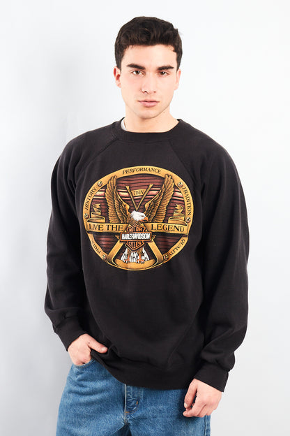 1992 Vintage Harley Davidson Big Logo Crewneck (L)