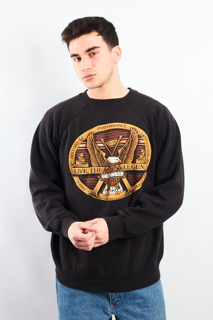 1992 Vintage Harley Davidson Big Logo Crewneck (L)