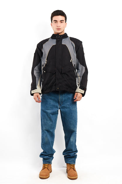 Vintage No fear Convertible Vest to  Moto Jacket (M/L)