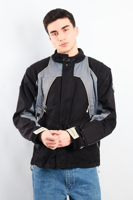 Vintage No fear Convertible Vest to  Moto Jacket (M/L)