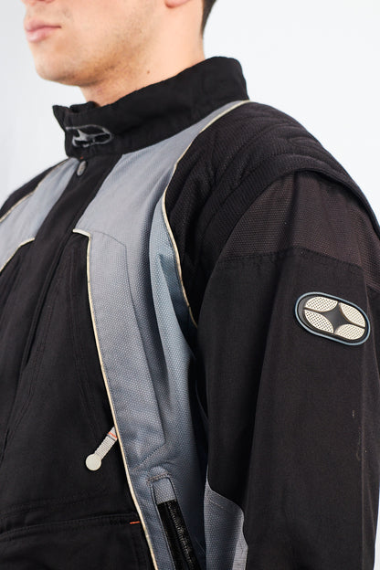 Vintage No fear Convertible Vest to  Moto Jacket (M/L)