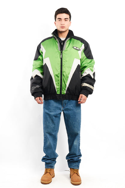 1990 Vintage HJC Puffer Moto Jacket (XL)