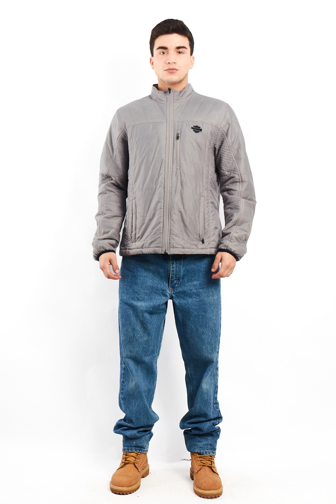 2017 Vintage Harley Davidson Puffer Jacket (L)