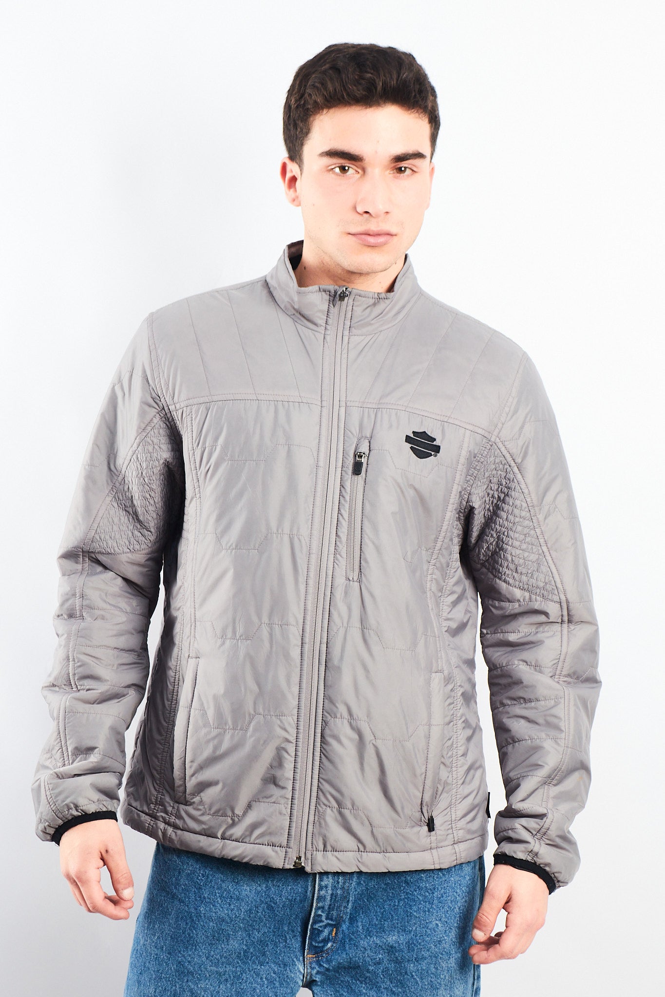 2017 Vintage Harley Davidson Puffer Jacket (L)