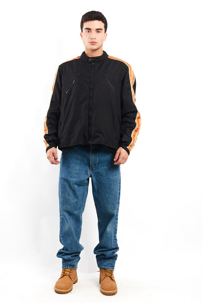 Vintage Type Harley Motorcycle Jacket (XL)
