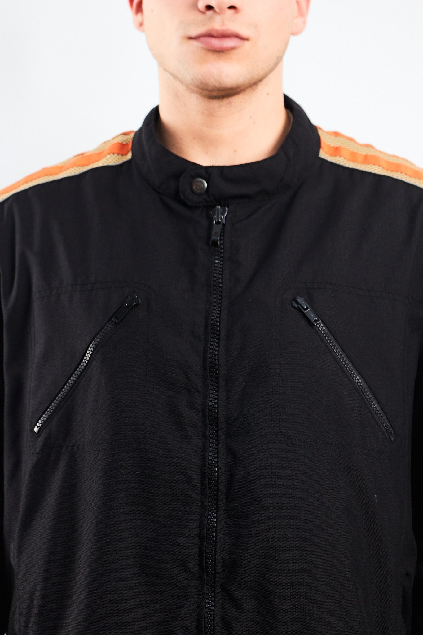 Vintage Type Harley Motorcycle Jacket (XL)