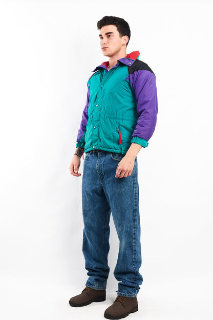 1990 Columbia Impermeable Retro Padded Ski Jacket (S)