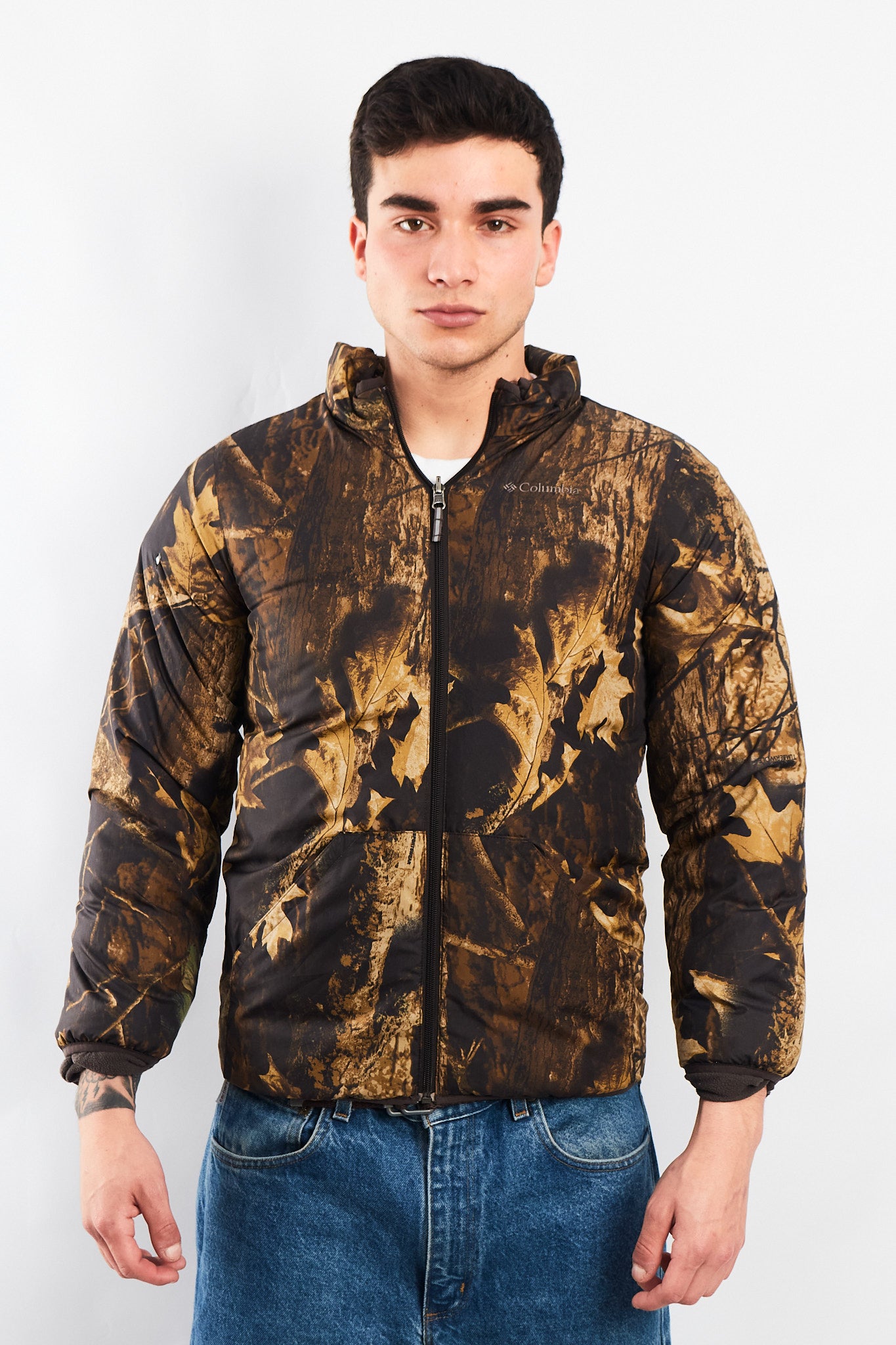 2000 Columbia x Realtree Reversible Down Padded Jacket (S/M)