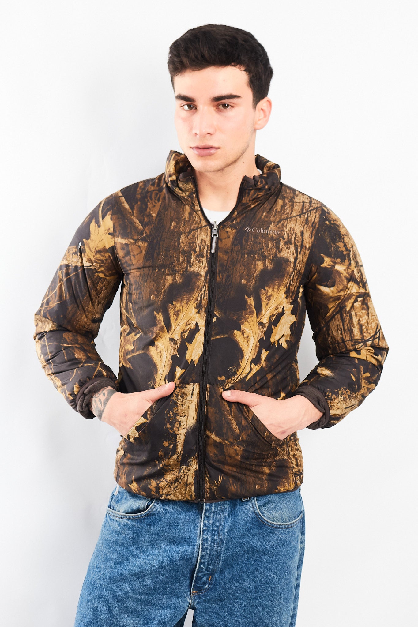 2000 Columbia x Realtree Reversible Down Padded Jacket (S/M)