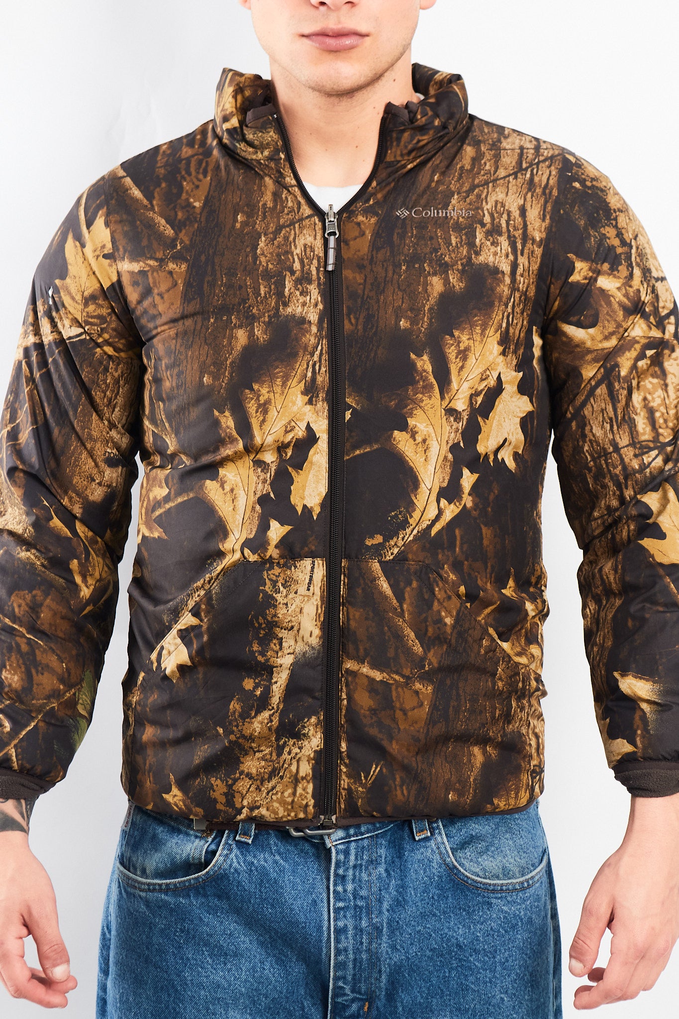 2000 Columbia x Realtree Reversible Down Padded Jacket (S/M)