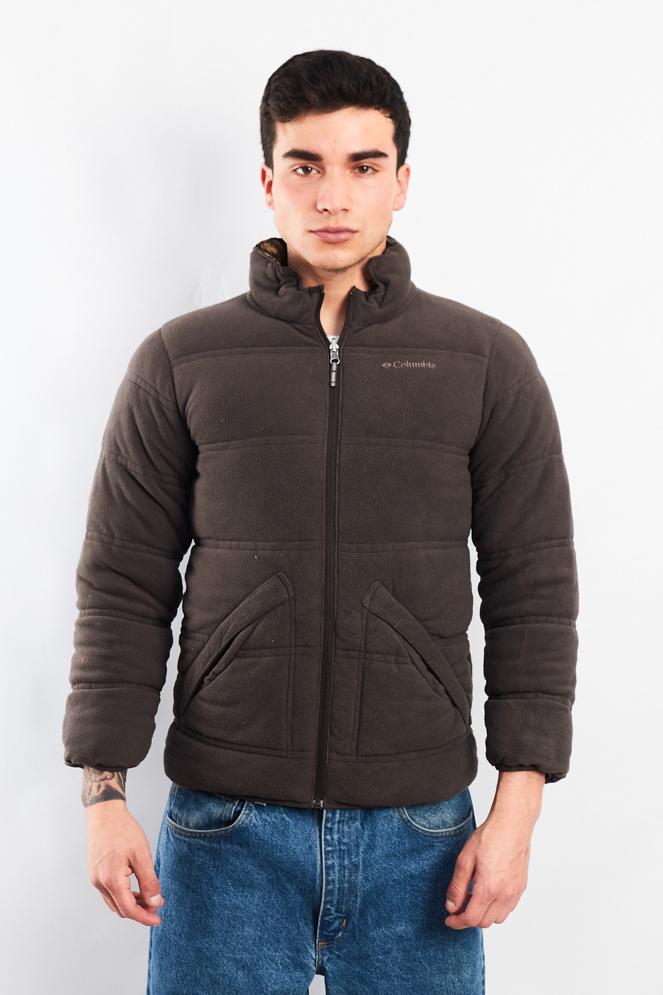 2000 Columbia x Realtree Reversible Down Padded Jacket (S/M)