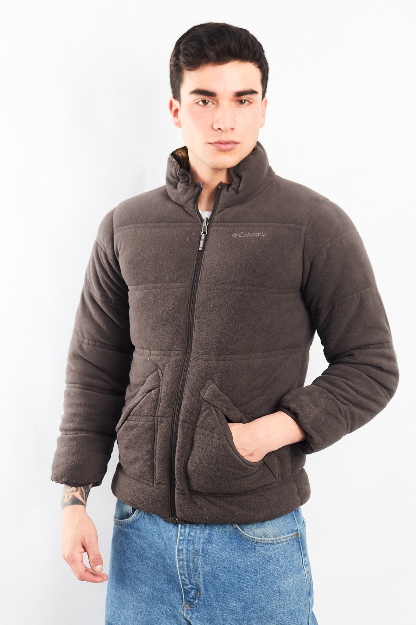 2000 Columbia x Realtree Reversible Down Padded Jacket (S/M)