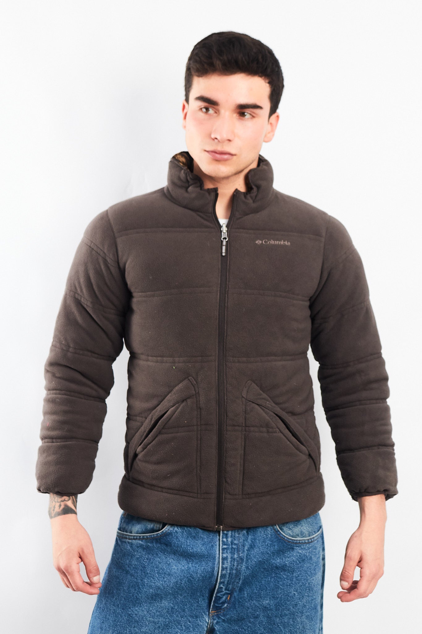 2000 Columbia x Realtree Reversible Down Padded Jacket (S/M)