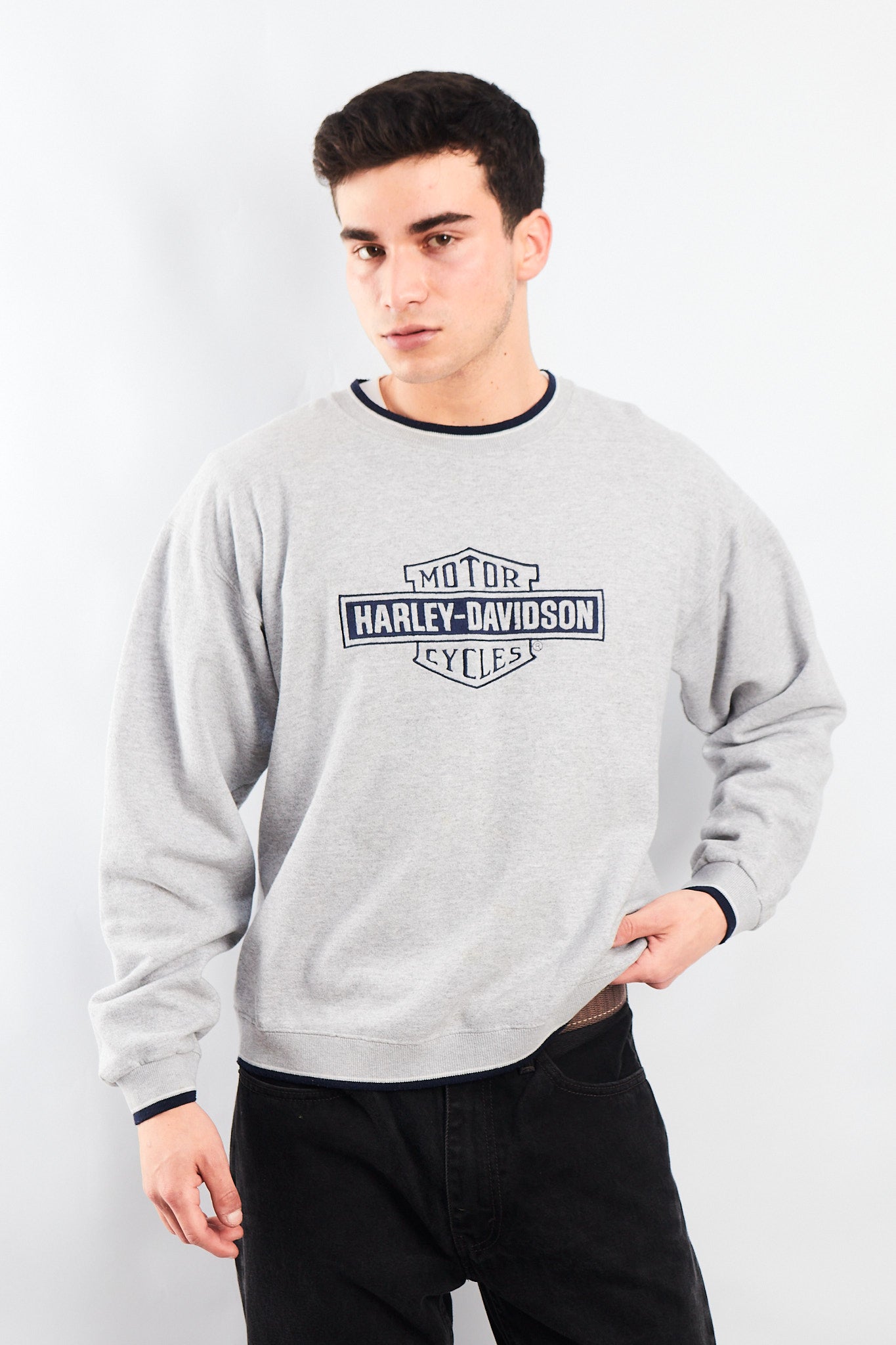 Vintage Harley Davidson Cotton Crewneck (M/L)