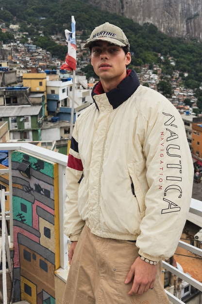 1990 Vintage Nautica Impermeable Down Big Logo/ Puffer Jacket (M/L)