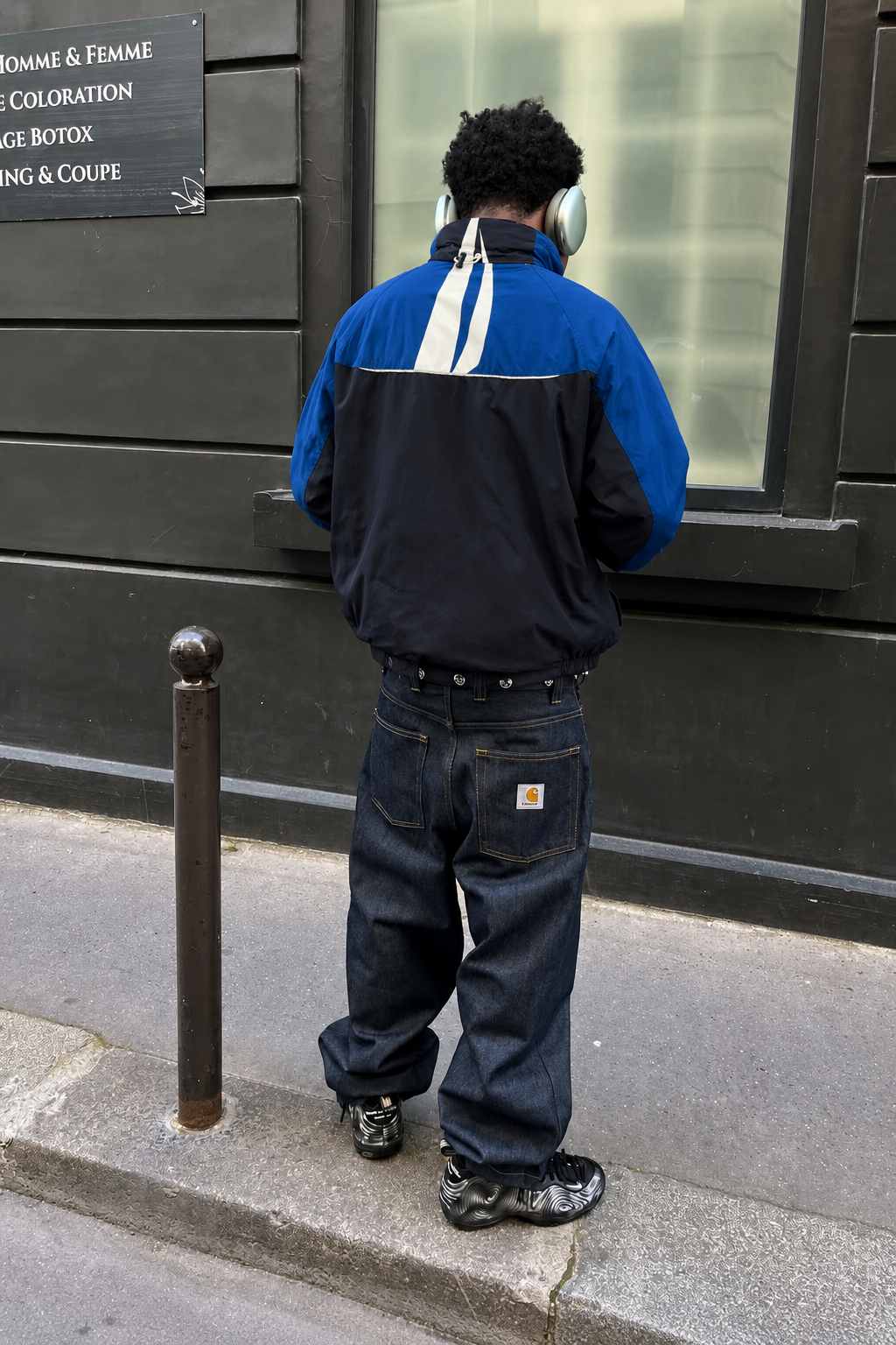 2000 Vintage Nautica Big Logo Reversible Impermeable Jacket (M/L)