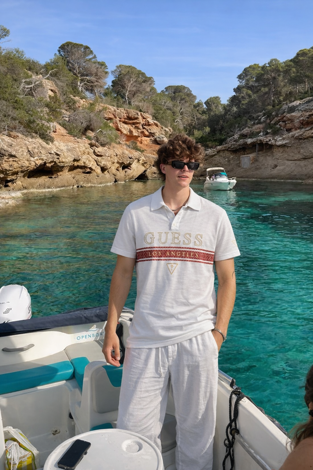 2000 Guess Los Angeles Polo Shirt (M/L)