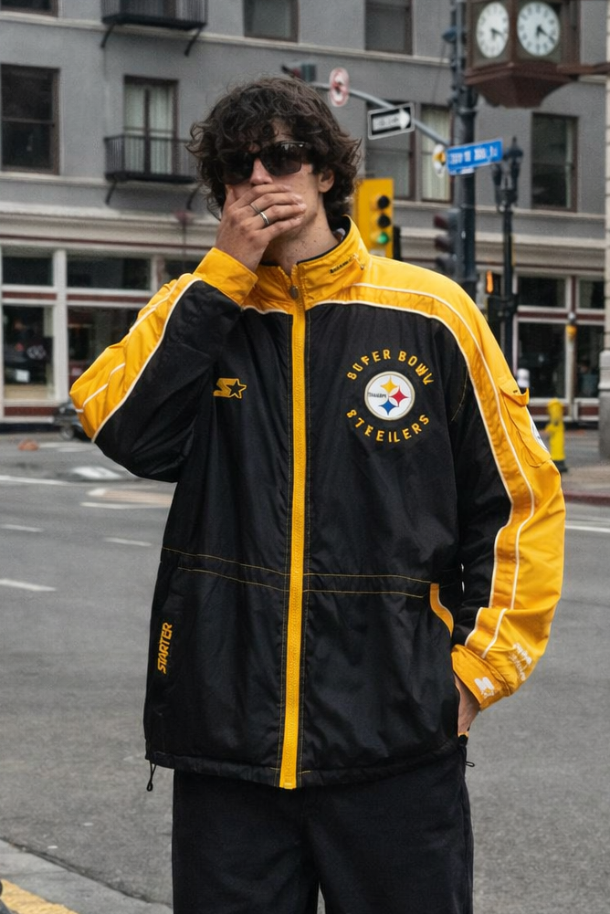 1994 Vintage Starter Pro-Line Steelers Super Bowl Padded Jacket (M/L)