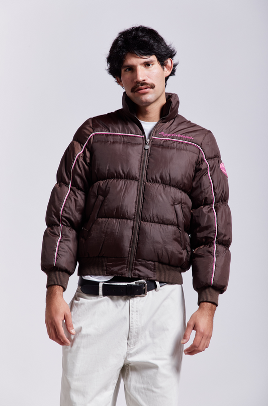 Y2K Makavelli Branded Puffer Jacket (S/M)