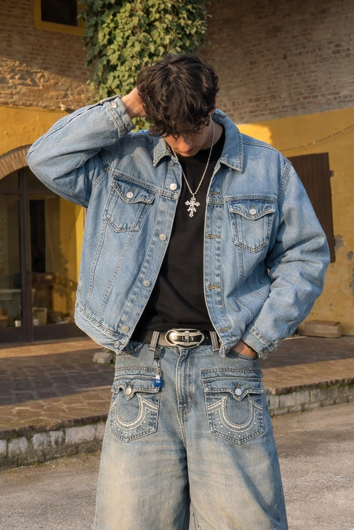 Vintage Y2K True Religion Denim Jacket (M/L)