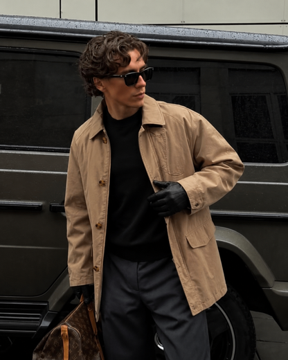 2000 Vintage Burberry Khakhi Mid Trench Coat (M/L)
