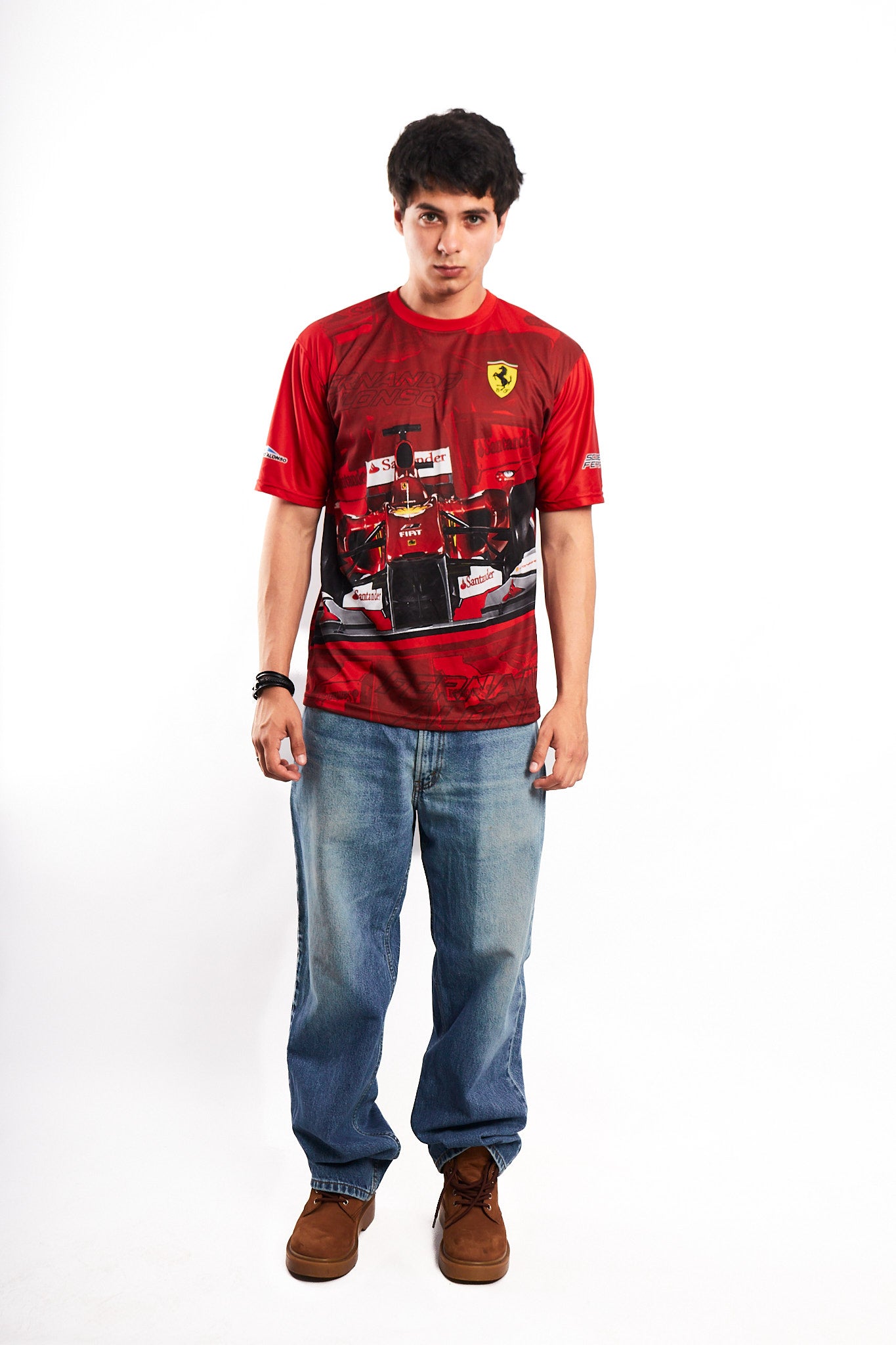 F1 Ferrari Oficial Fernando Alonso AOP Tee (M)