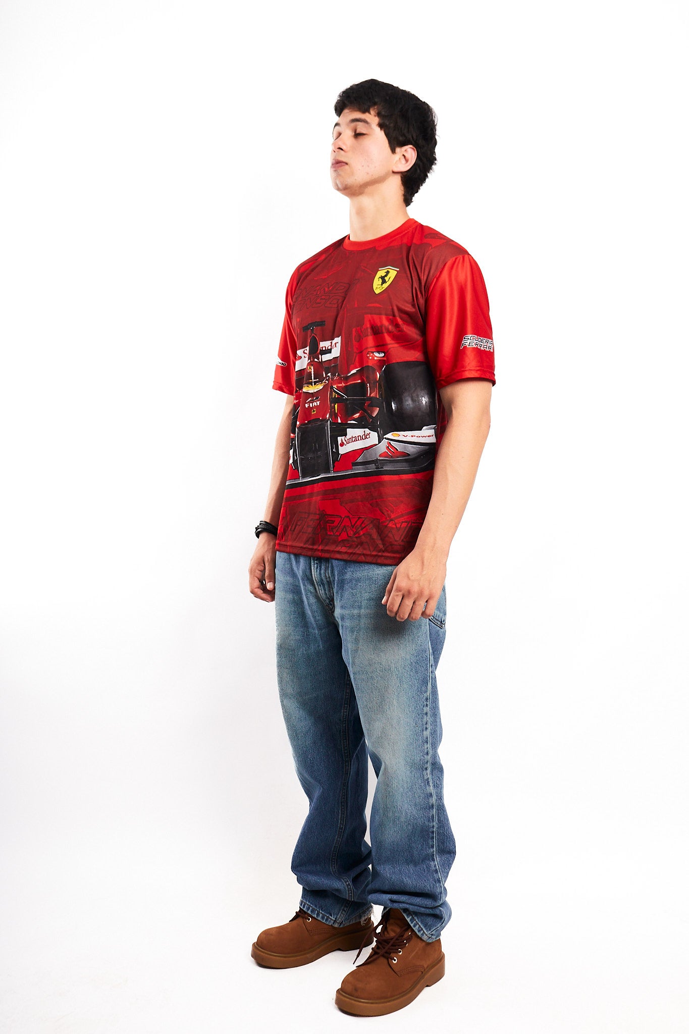 F1 Ferrari Oficial Fernando Alonso AOP Tee (M)