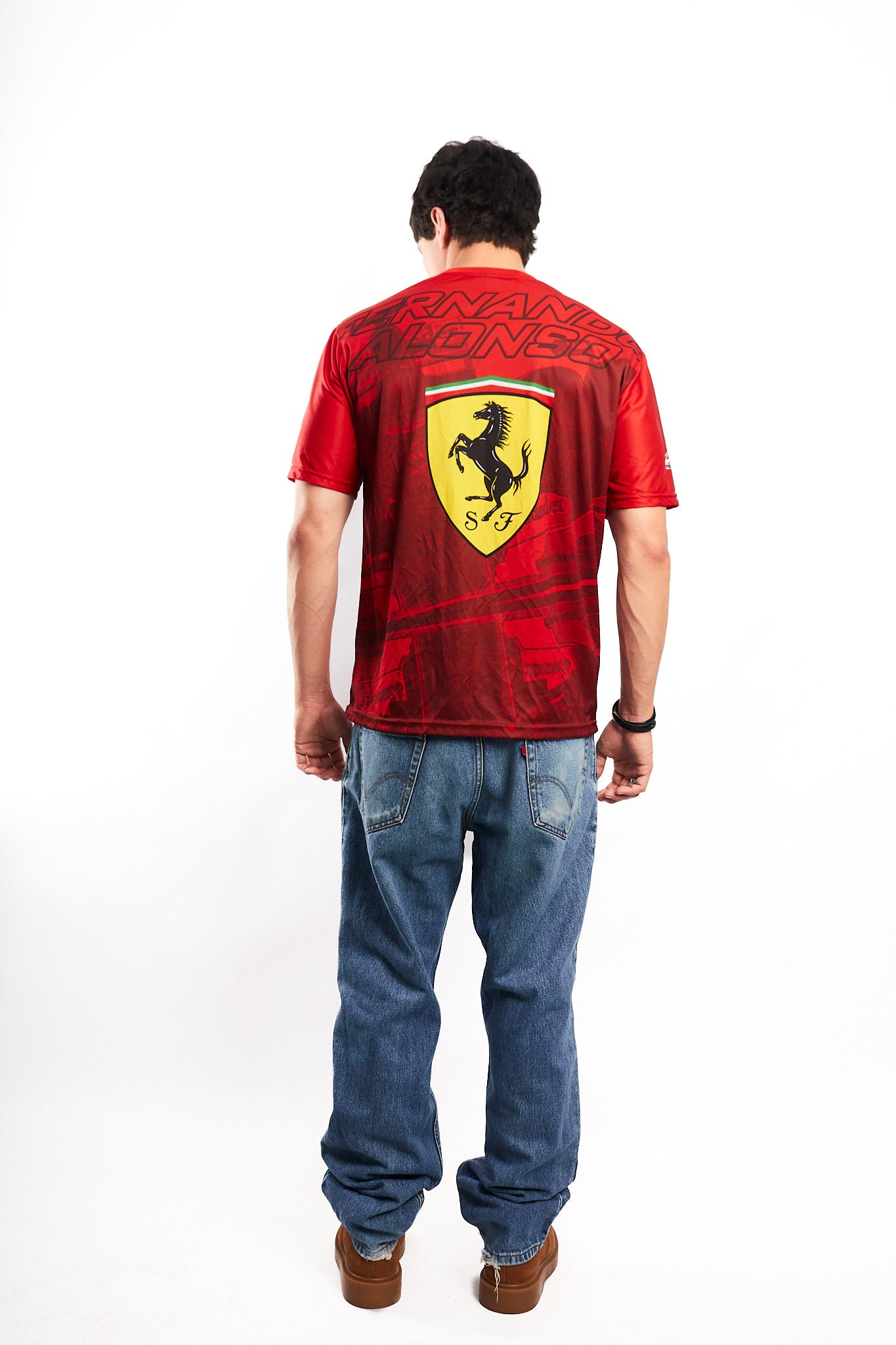 F1 Ferrari Oficial Fernando Alonso AOP Tee (M)