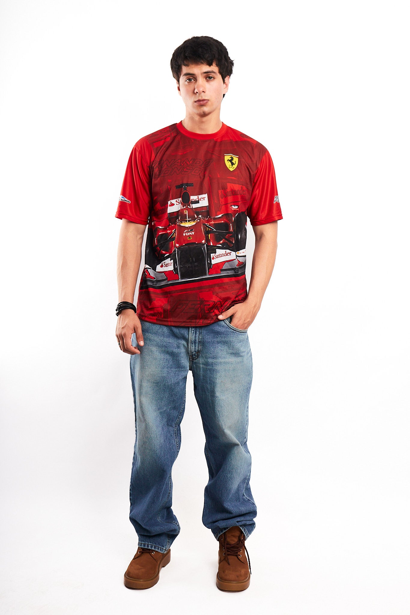 F1 Ferrari Oficial Fernando Alonso AOP Tee (M)