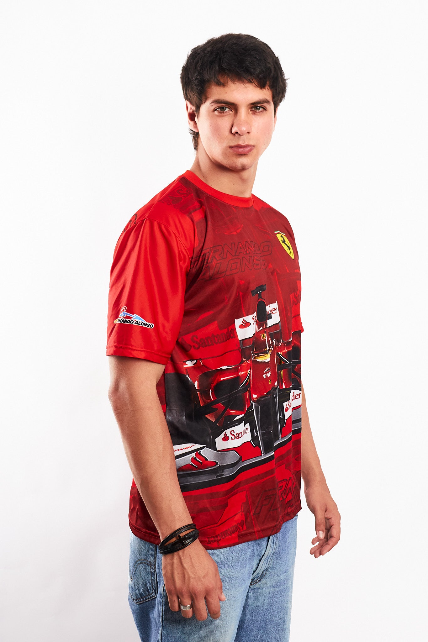 F1 Ferrari Oficial Fernando Alonso AOP Tee (M)