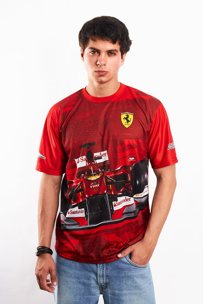 F1 Ferrari Oficial Fernando Alonso AOP Tee (M)
