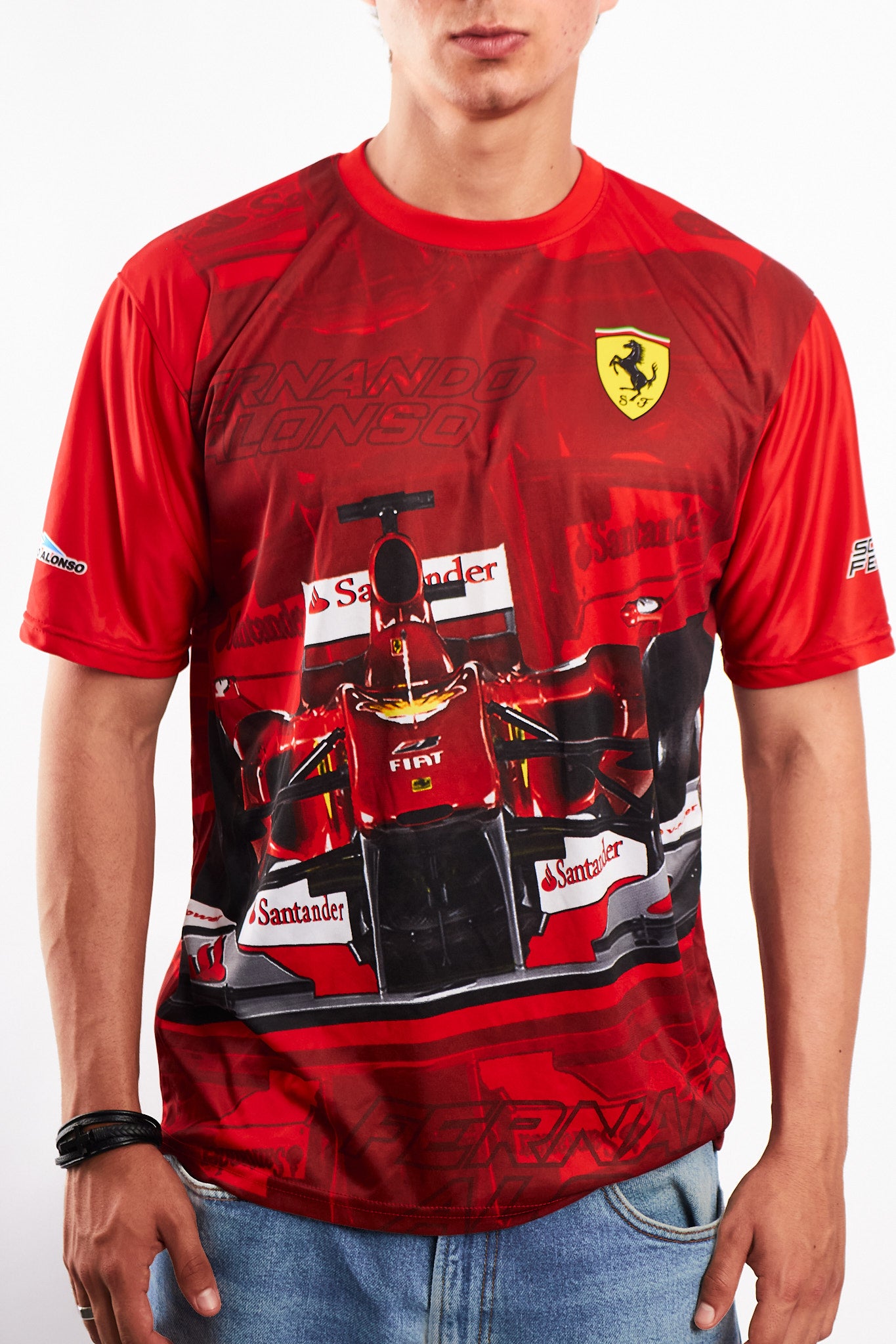 F1 Ferrari Oficial Fernando Alonso AOP Tee (M)