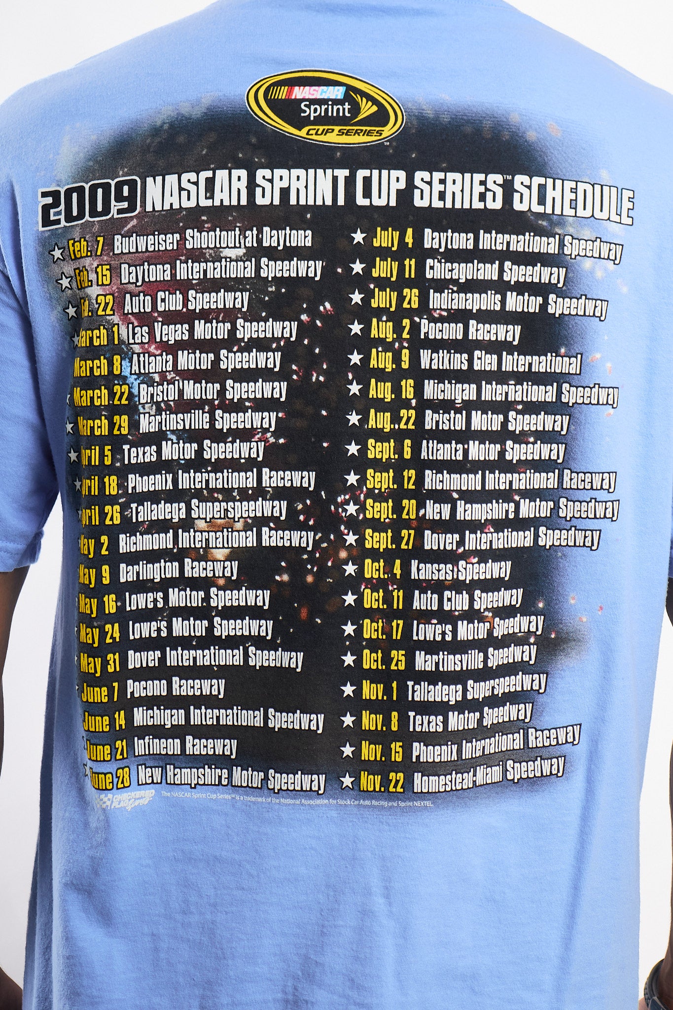 2009 Nascar Sprint Cup Series Tee (L)