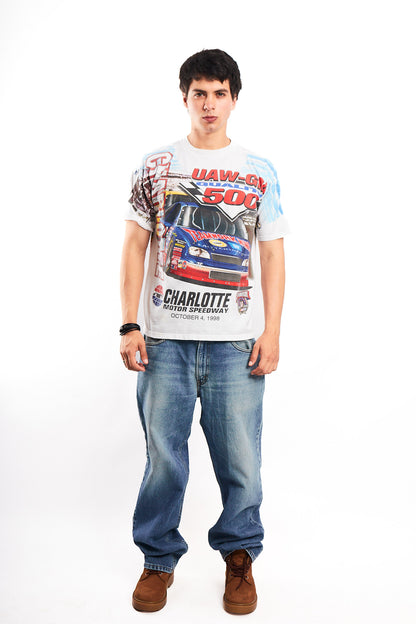 1998 Vintage Nascar Chevrolet Montecalo Speedway AOP Tee (M)