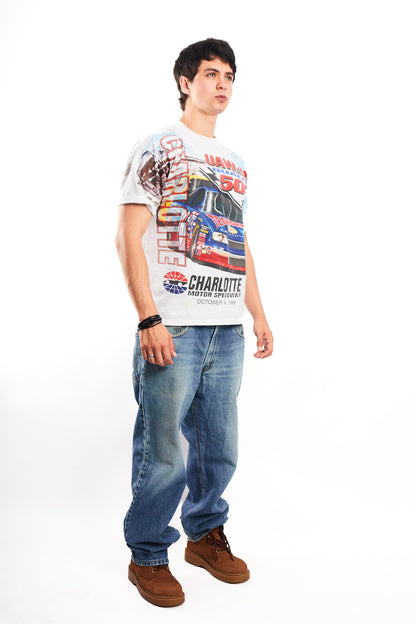 1998 Vintage Nascar Chevrolet Montecalo Speedway AOP Tee (M)