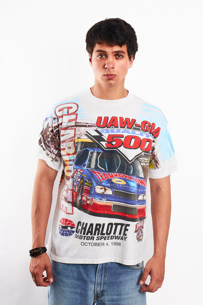 1998 Vintage Nascar Chevrolet Montecalo Speedway AOP Tee (M)