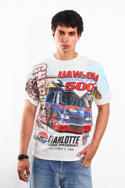 1998 Vintage Nascar Chevrolet Montecalo Speedway AOP Tee (M)
