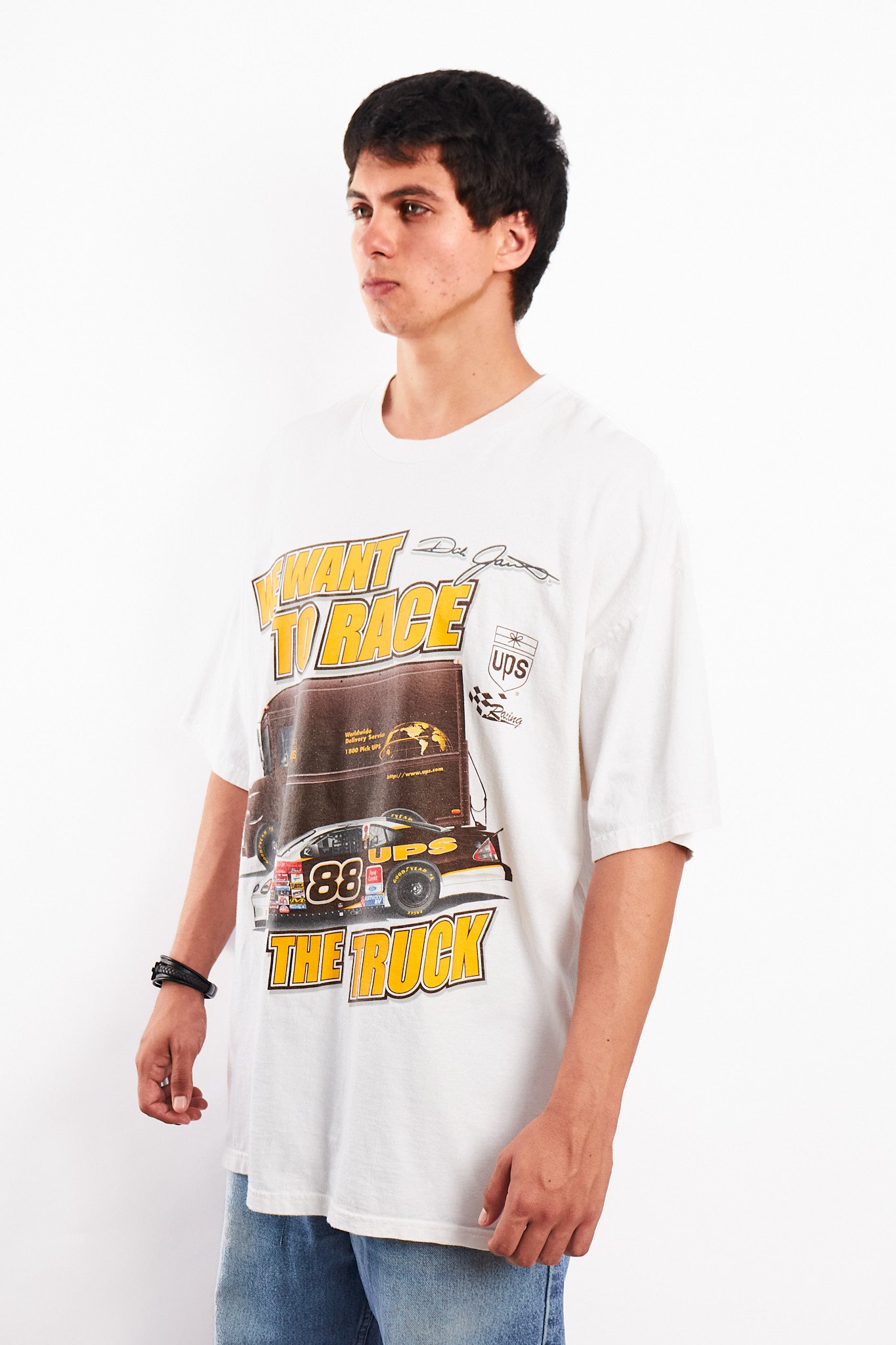 2000 Vintage Nascar Ford UPS Dale Jarret Tee (L/XL)