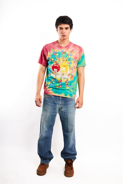 Vintage Nascar M&M's Tie Dye Tee (M)