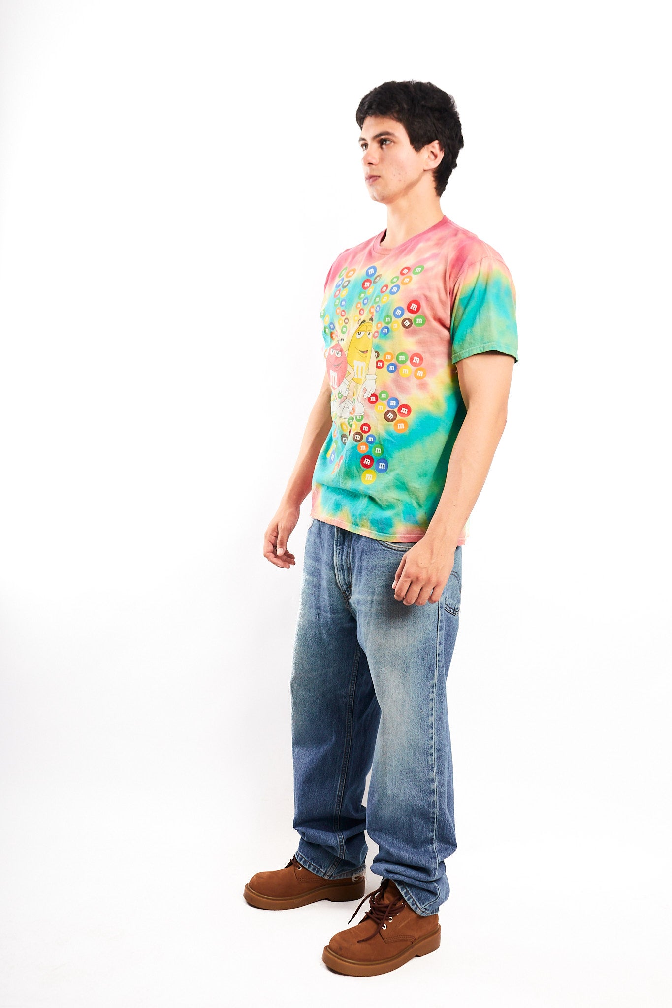 Vintage Nascar M&M's Tie Dye Tee (M)