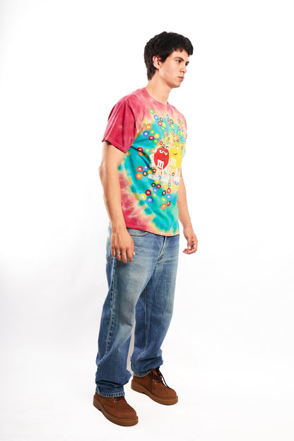 Vintage Nascar M&M's Tie Dye Tee (M)